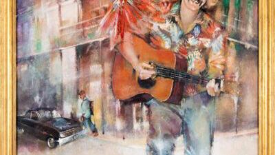 Louisiana couple's Jimmy Buffett painting sold for a big price to help a child battling cancer